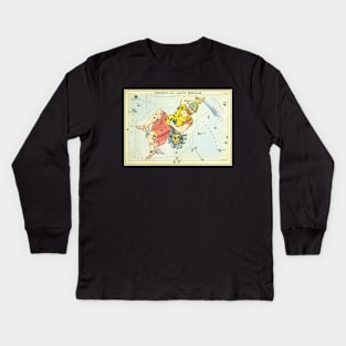 Constellations of Perseus and Caput Medusae from Urania's Mirror Kids Long Sleeve T-Shirt